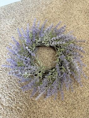 Lavender Small 6 Inch Faux Wreath Target Threshold NWOT Spring Summer